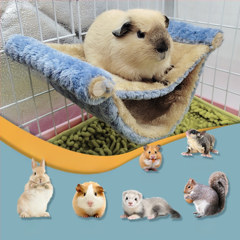 Šiltas žiurkėno hamakas, medaus maišelis, erškėčių voverės pakabinamas lizdas, auksinis lokys, Totoro šokinėjimo platforma, naminių gyvūnėlių reikmenys