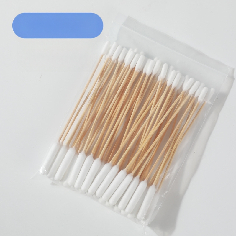 Medvilnės tamponėlis augintiniams, medvilnės tamponėlis katėms ir šunims, universalus ausų, odos ir išangės valymo vaistas, dvejopo naudojimo medvilnės tamponėlis, ypač didelis medvilnės galvos bambuko lazdelės formos vatos tamponėlis