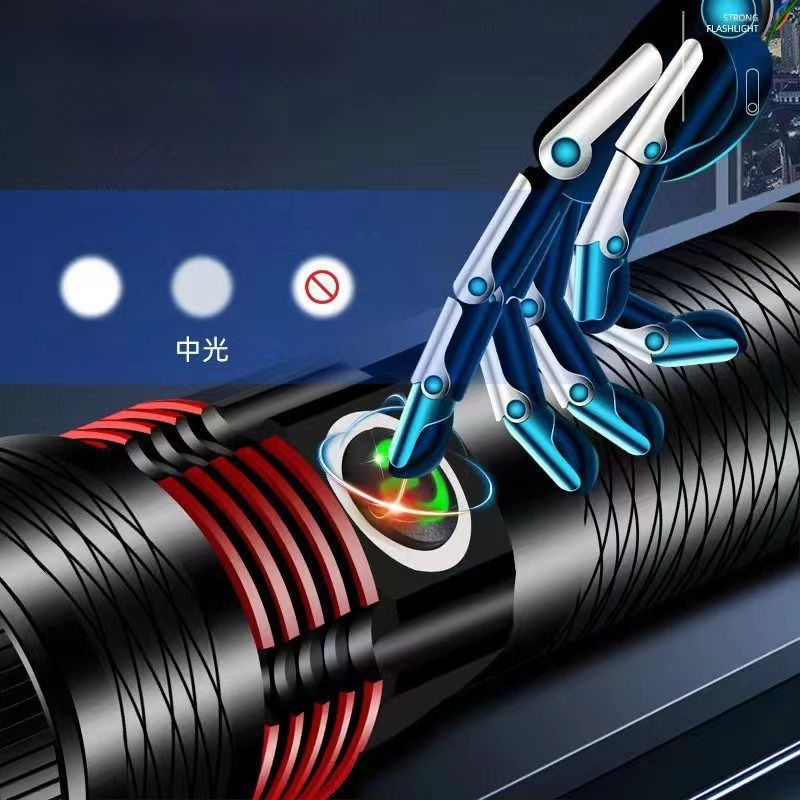 Tarpvalstybinis baltas lazerinis žibintuvėlis su priartinimo nuotoliniu lauko apšvietimu avarinis žibintuvėlis su aliuminio lydinio žibintuvėliu, didmeninė prekyba