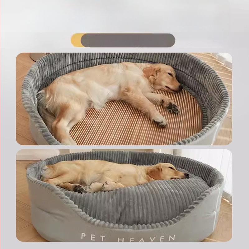 Kennel Four Seasons univerzális téli meleg kutyafekhely nagytestű golden retriever kutyáknak, mosható kutyaszőnyeg téli kutyakennel