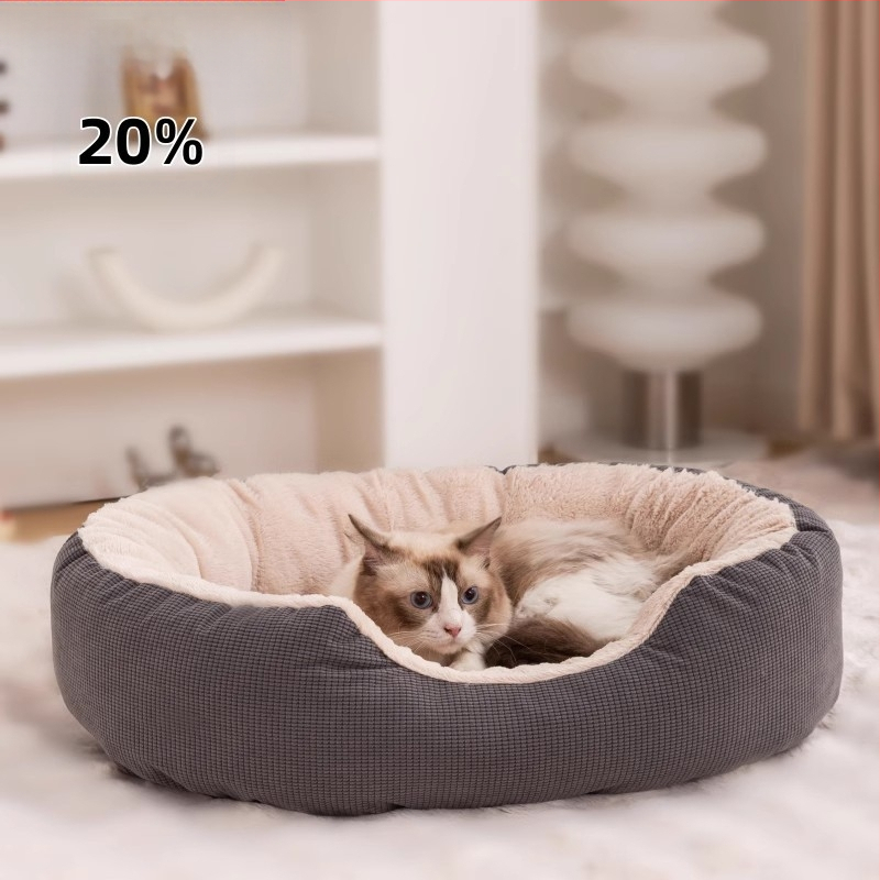 Veleprodaja zimskih baršunastih gnijezda za kućne ljubimce, uklonjivih i perivih, otpornih na ogrebotine i habanje, toplih, kordurojskih zimskih gnijezda za pse