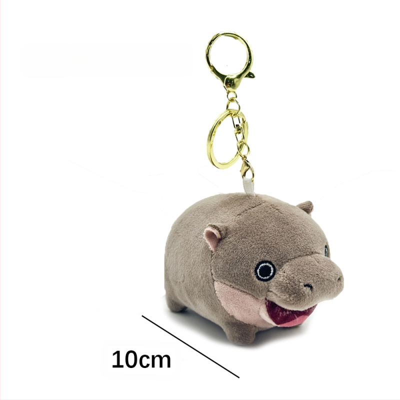 Piiriülene uus moo deng plush tai kääbus jõehobu jõehobu plush nukk nukk