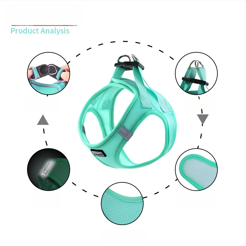 Lemmiklooma rinnarihmaga kassirihmaga vest