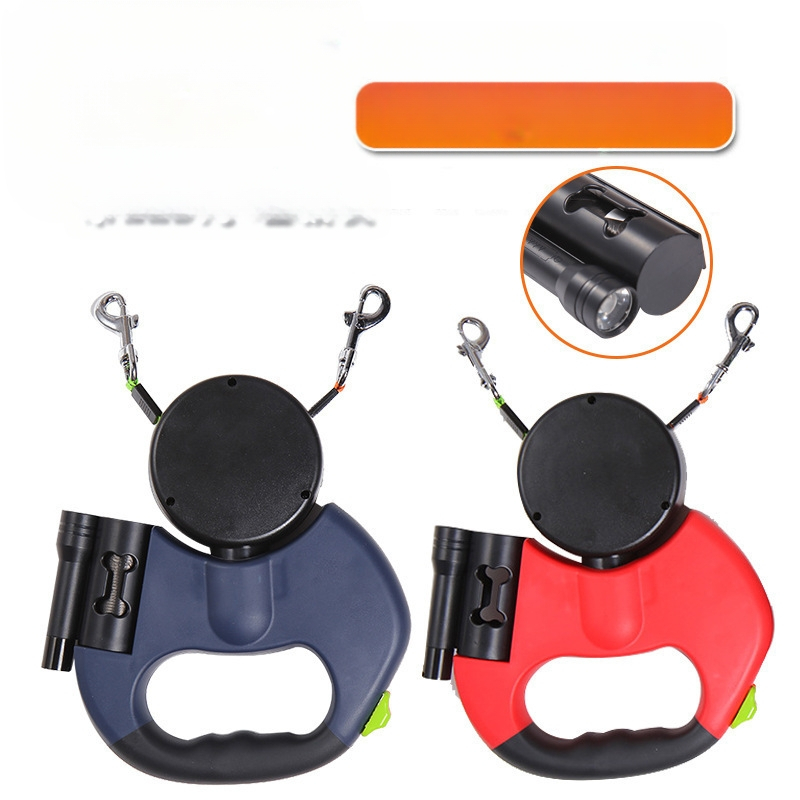 Dvostruko vučno uže Dvostruki lanac za pse Jedna kočnica Dva užeta protiv zapetljavanja Uže za vuču za pse Automatsko uvlačenje za male pse