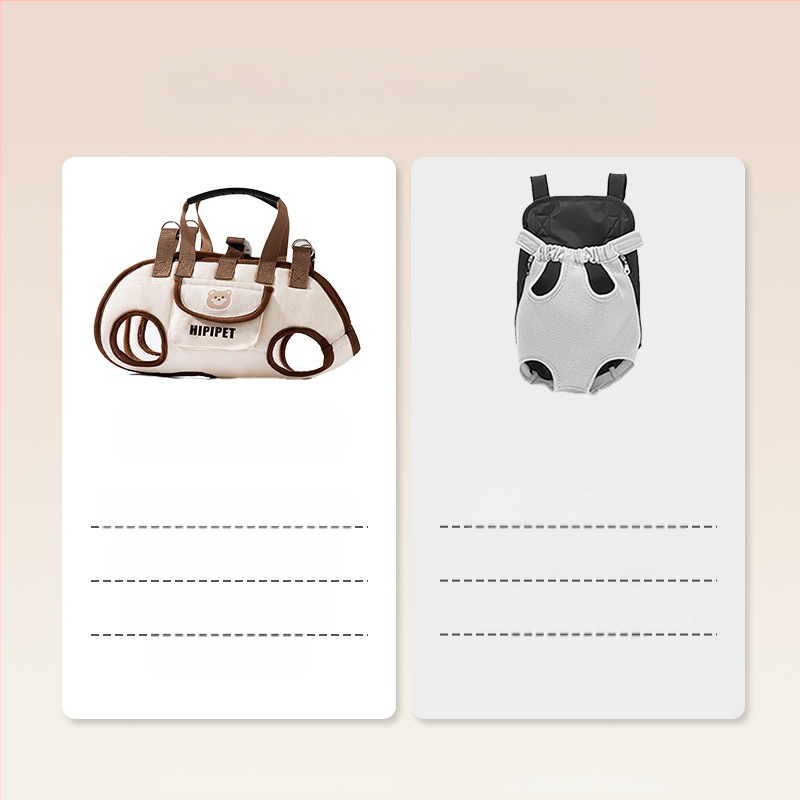 Σακίδιο πλάτης για σκύλους, μικρή τσάντα χειρός με χιαστί φερμουάρ για σκύλους και γάτες, τσάντα ώμου, τσάντα για εκδρομές κατοικίδιων, τσάντα βόλτας σκύλου