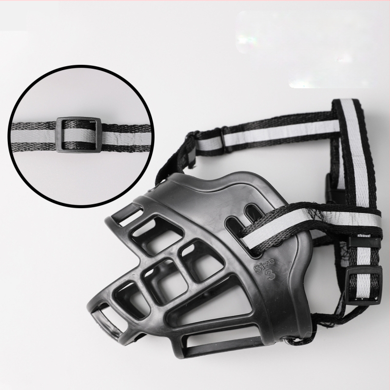 Nauja plastikinė reguliuojama šuns burnos rankovė, apsauganti nuo įkandimo, lojimo ir ėdimo, apsauganti šuns burnos rankovę, augintinių kaukė, didmeninė prekyba