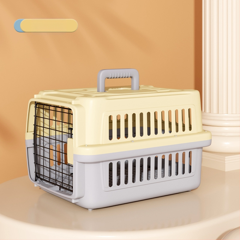 Kisállat-kellékek légitársasági szállítóketrec, macska orvosi szállítóketrec, macskaketrec, kutyaketrec, kis kutya szállítóketrec, lélegző és könnyű