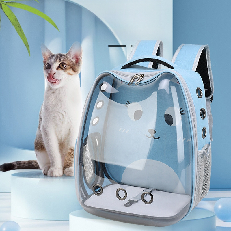 Panoraamne läbipaistev hingav kaasaskantav lemmikloomade seljakott kosmosekapsli kassikott kassipuur kassikandja seljakott