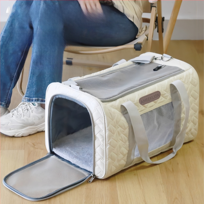 Torba za mačke, izlazna prijenosna torba velikog kapaciteta, prozračna torba za mačke i pse, ruksak za kućne ljubimce, prijenosna torba za rame, kavez za mačke