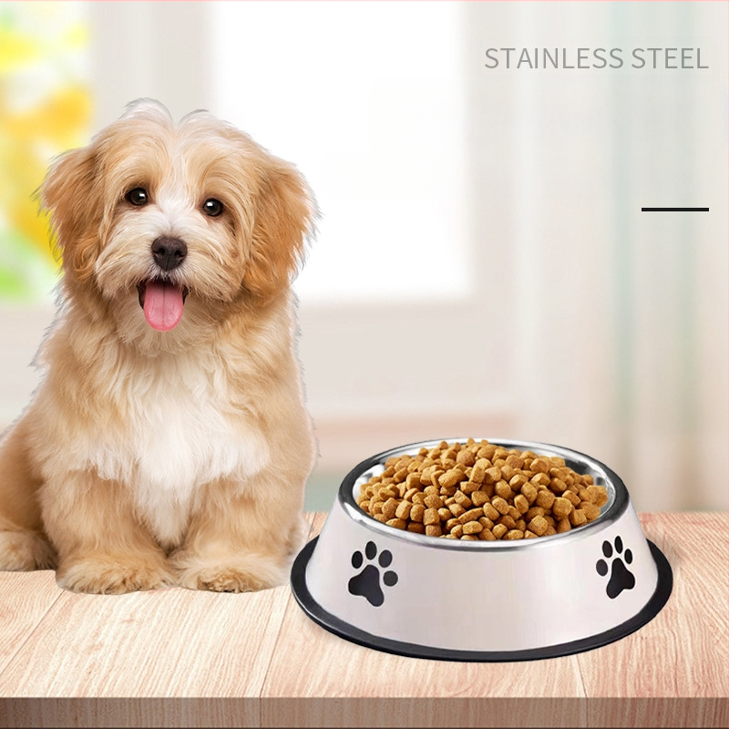 Zdjela za kućne ljubimce od nehrđajućeg čelika, zdjela za mačke, zdjela za hranu za pse, višenamjenska zdjela za hranu otporna na udarce, pribor za jelo, hranjenje i pribor za kućne ljubimce, veleprodaja