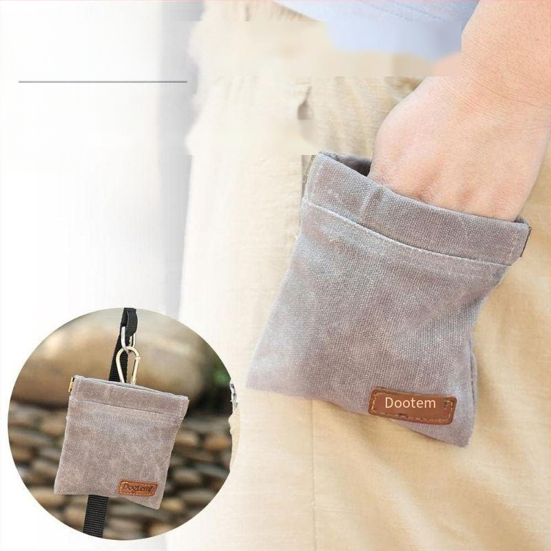 Piiriülene lemmikloomade suupistekott, koeratoidukott, jalutav koer, vööle riputatav kaasaskantav suure mahutavusega kassi- ja koeratoidukott