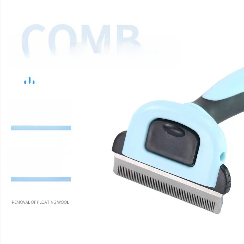 Prekogranični češalj za kućne ljubimce, uklonjivi češalj za dlaku za pse i mačke, češalj za promjenu glave u plutajuću dlaku, pribor za čišćenje dna dlake