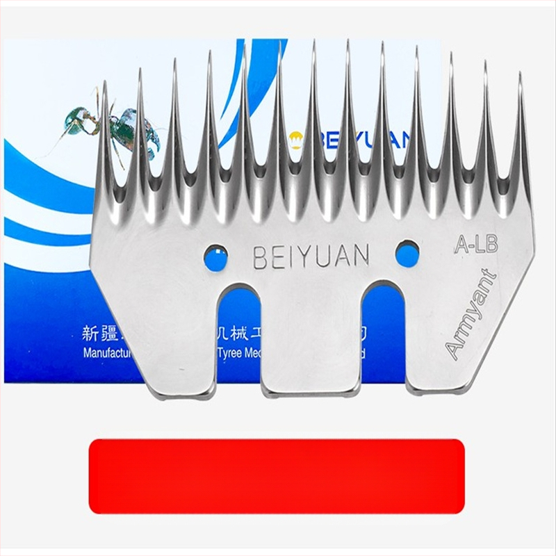Elektrinių vilnos žirklių ašmenys Vilnos kirpimo mašinėlės specialus ašmenys 9 dantys 13 tiesių dantų lenktų dantų kirpimo mašinos ašmenys