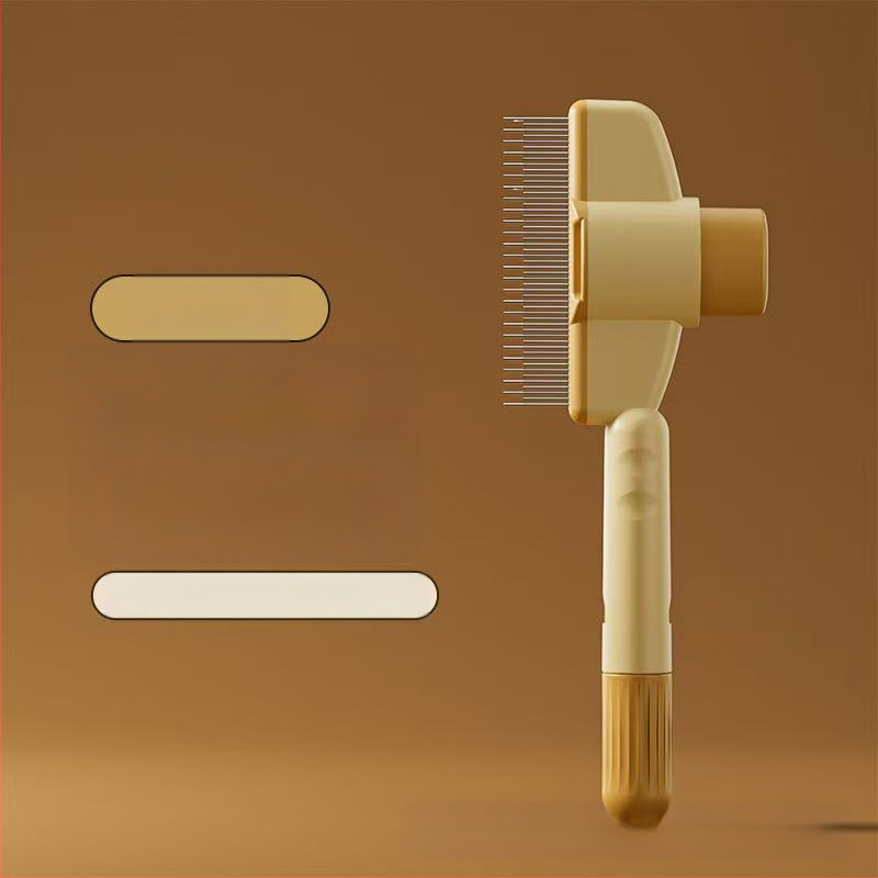 Гребен за отваряне на възли за котки, гребен за обезкосмяване с плаваща повърхност, гребен за масаж на котки, гребен за самопочистване, гребен против бълхи, гребен с игла, универсален производител за котки и кучета