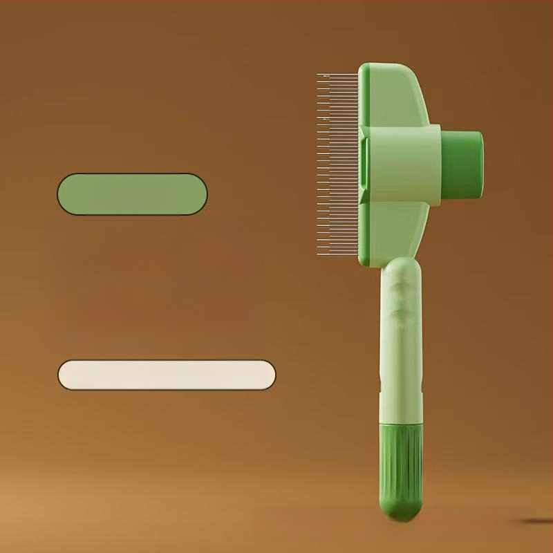 Гребен за отваряне на възли за котки, гребен за обезкосмяване с плаваща повърхност, гребен за масаж на котки, гребен за самопочистване, гребен против бълхи, гребен с игла, универсален производител за котки и кучета