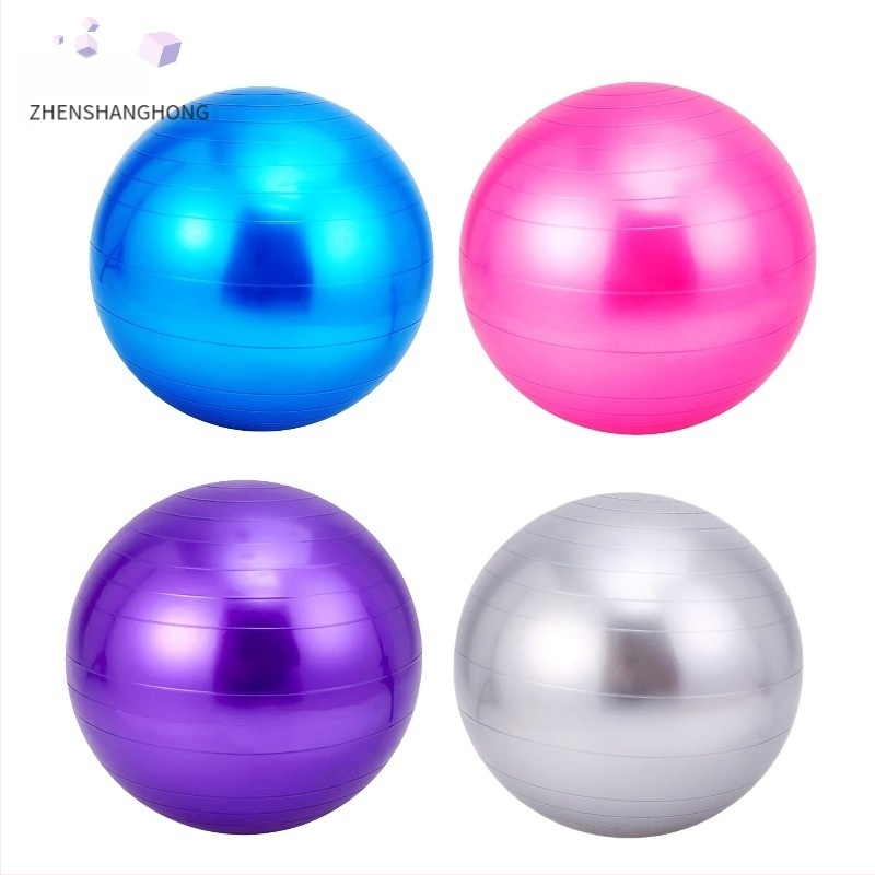 PVC sutirštintas sprogimui atsparus jogos kamuolys, sportinis fitneso balanso kamuolys, jėgos lavinimo gimnastikos kamuolys, šokių masažo kamuolys, didmeninė prekyba