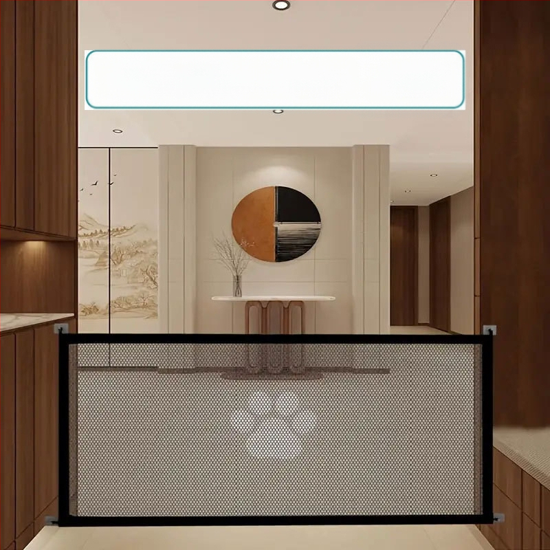 Piiriülene lemmikloomade koeratara kaasaskantav kokkupandav isolatsioonivõrk majapidamises löögivaba kaitsetõkke turvavõrk ukseriba