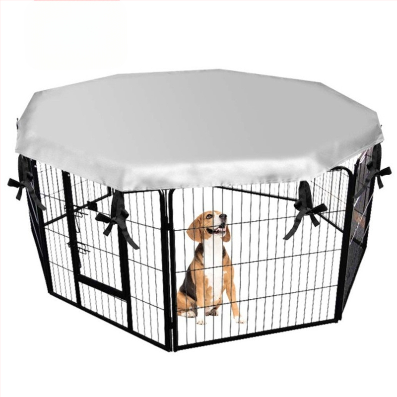 Prekogranični stropni pokrov za gnijezdo za kućne ljubimce, vanjsko dvorište, vodootporni i otporni na kišu, pokrov za pseće kaveze, sjenčanje i prozračni osmerokutni stropni pokrov