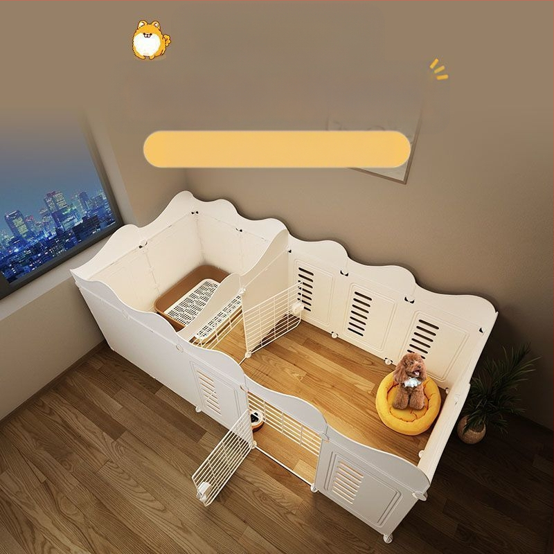 Ograda za kućne ljubimce, jedna soba, jedan pas čuvar, unutarnji kavez za pse, srednji i mali pas, plišani plišani pas, Bixiong izolacijska ograda s vratima