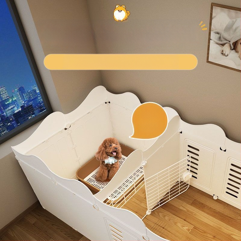 Ograda za kućne ljubimce, jedna soba, jedan pas čuvar, unutarnji kavez za pse, srednji i mali pas, plišani plišani pas, Bixiong izolacijska ograda s vratima