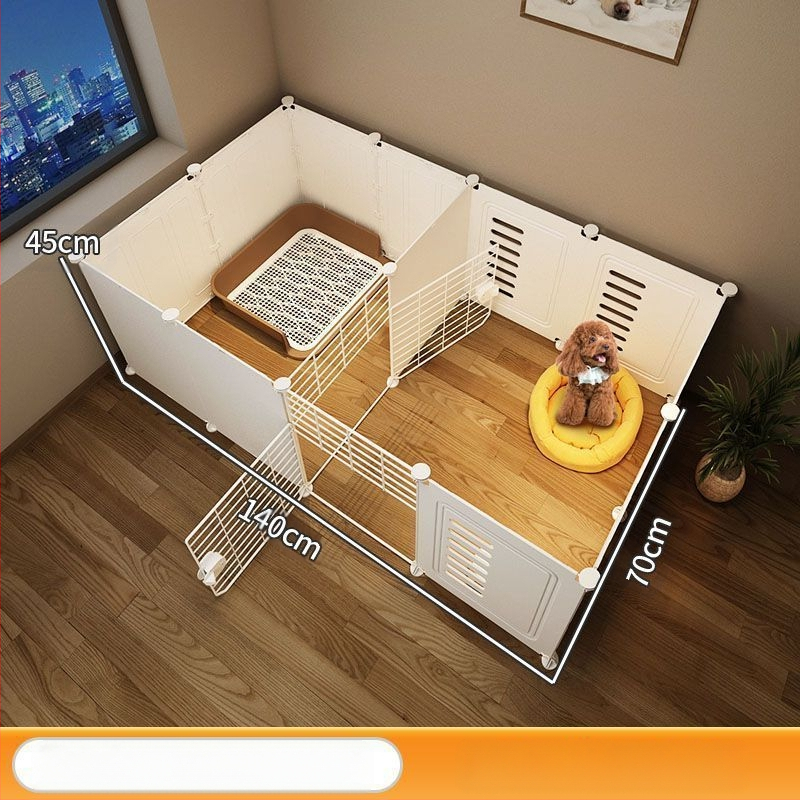 Ograda za kućne ljubimce, jedna soba, jedan pas čuvar, unutarnji kavez za pse, srednji i mali pas, plišani plišani pas, Bixiong izolacijska ograda s vratima