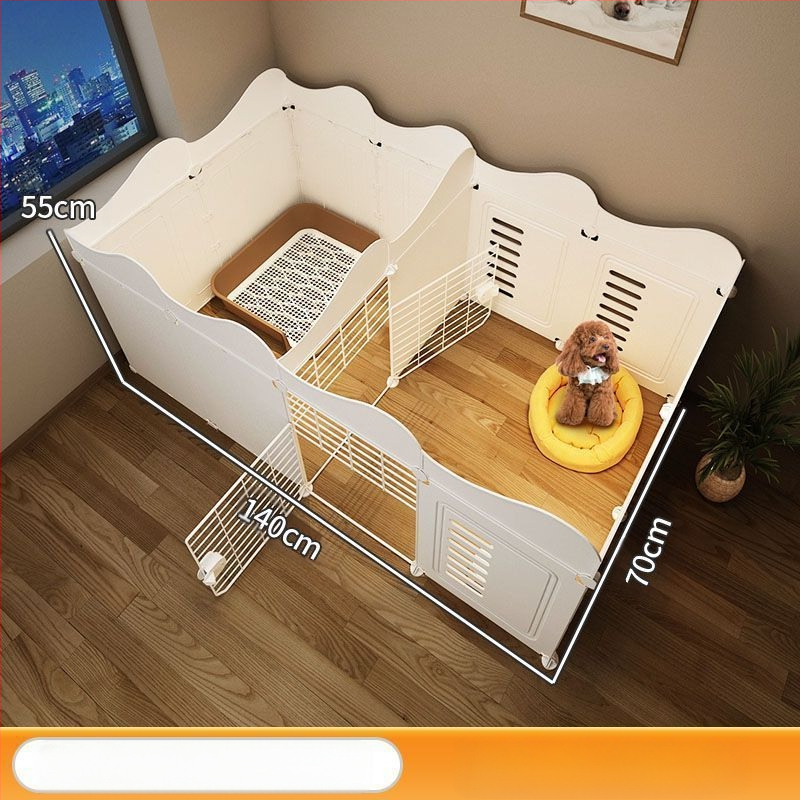 Ograda za kućne ljubimce, jedna soba, jedan pas čuvar, unutarnji kavez za pse, srednji i mali pas, plišani plišani pas, Bixiong izolacijska ograda s vratima