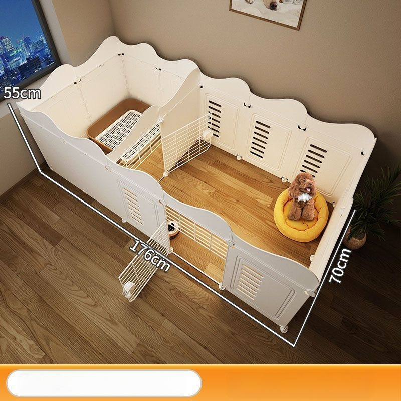 Ograda za kućne ljubimce, jedna soba, jedan pas čuvar, unutarnji kavez za pse, srednji i mali pas, plišani plišani pas, Bixiong izolacijska ograda s vratima
