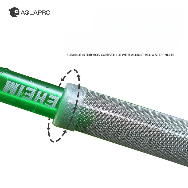 Lummav kalafilter roostevabast terasest vee sisselaskeava kaitseümbris puuvillast hülss noorkrevettide noorkalade kaitsevõrgu kate imemisvastane kalafiltervõrk