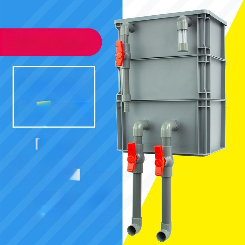 Cirkuliacijos dėžės filtras Žuvų akvariumo cirkuliacijos filtravimo sistema Viršutinio lašelinio srauto dėžės filtras Cirkuliacijos dėžės filtras Vandens aušinimo slėgis