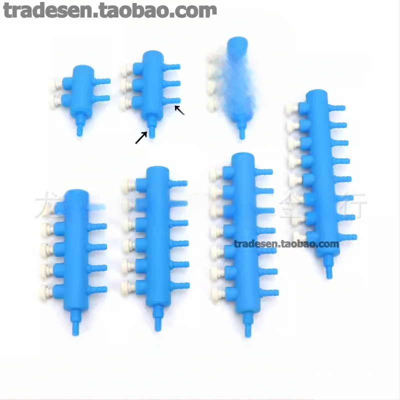 Akvaariumi hapnikutoru plastist jaotur hapnikupump hapniku mahu reguleerimise ventiil akvaariumi hapnikupumba suunaja