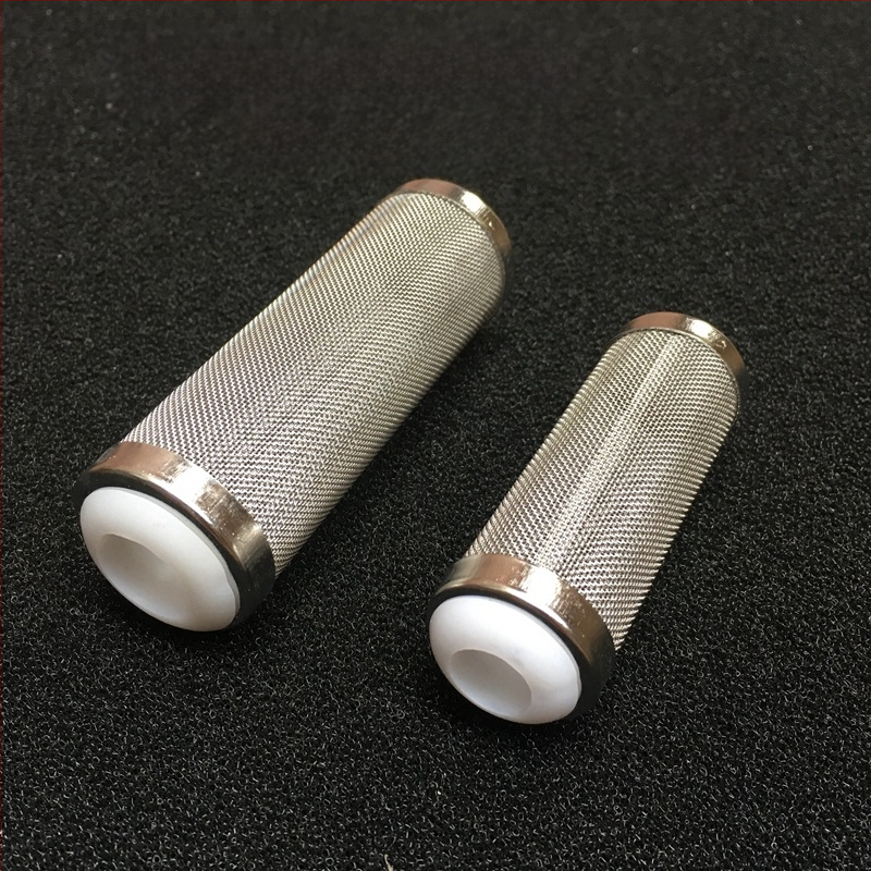 Filter od nehrđajućeg čelika za akvarij, usisni otvor, zaštitni rukav, akvarij s travom, ulazno sito za akvarij za škampe, rukav za škampe, veliki, mali