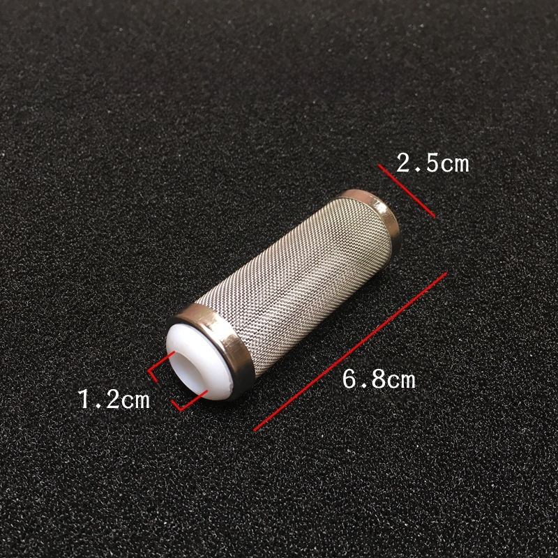 Filter od nehrđajućeg čelika za akvarij, usisni otvor, zaštitni rukav, akvarij s travom, ulazno sito za akvarij za škampe, rukav za škampe, veliki, mali