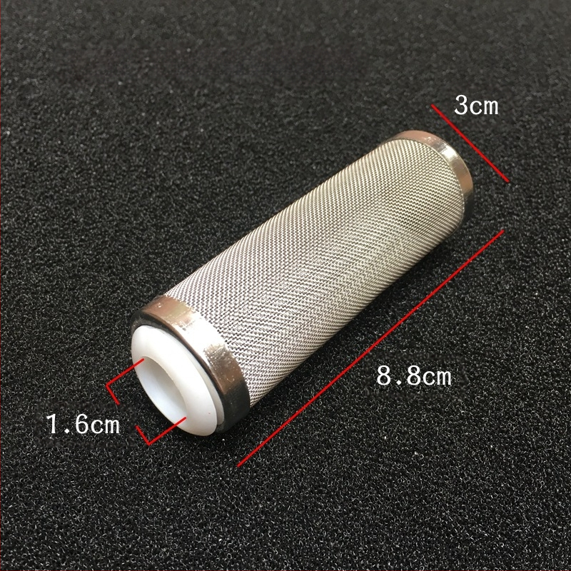 Filter od nehrđajućeg čelika za akvarij, usisni otvor, zaštitni rukav, akvarij s travom, ulazno sito za akvarij za škampe, rukav za škampe, veliki, mali