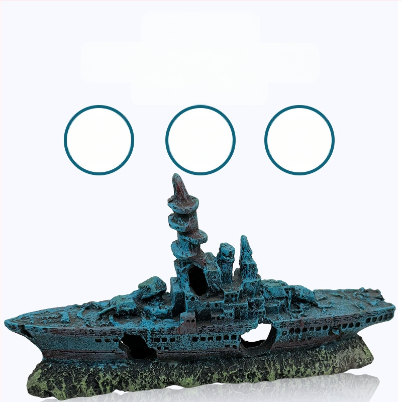 Akvaarium kalapaak vesi õlgpaak maastik kiviktaimla kaunistus kaunistus laevahukk kahur lennuk lahingulaev allveelaev varjupaik maja