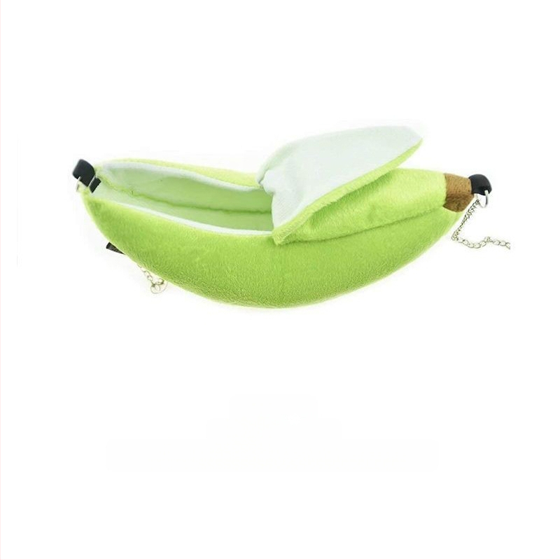 Hamsteri talvepesa banaanist rippvoodi kuldse siidist karu eriline soe puuvillane pesa peidetud väike voodi magamismaja dekompressioonimänguasjade tarvikud