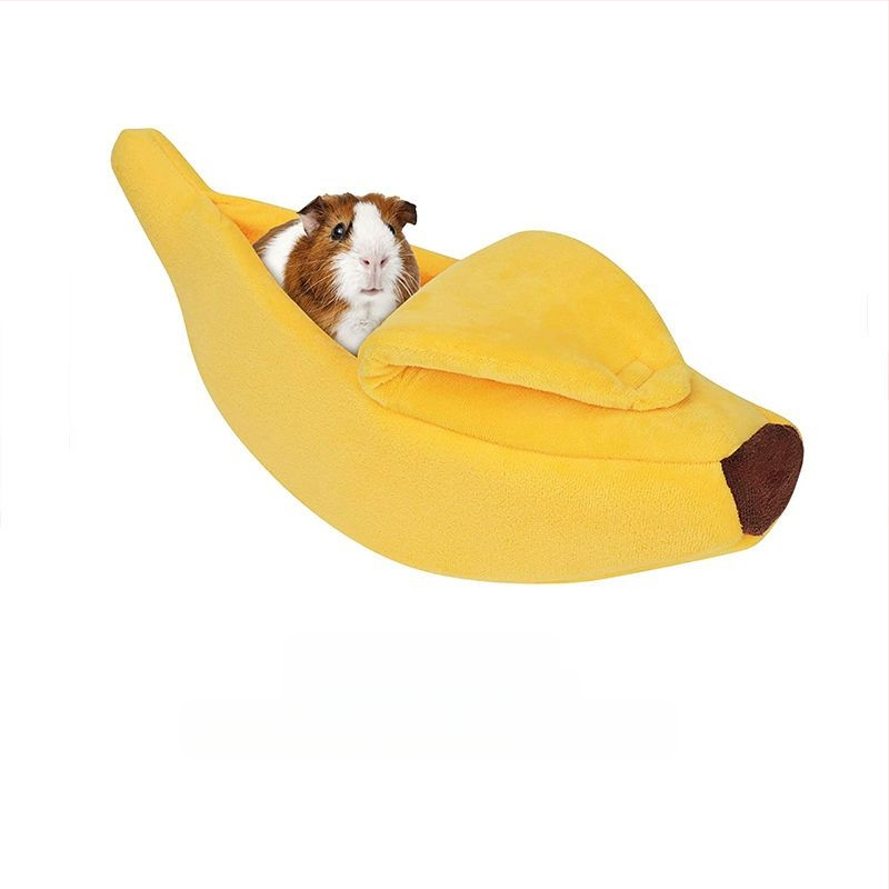 Hamsteri talvepesa banaanist rippvoodi kuldse siidist karu eriline soe puuvillane pesa peidetud väike voodi magamismaja dekompressioonimänguasjade tarvikud