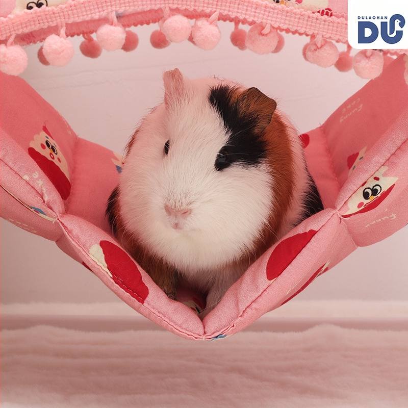 Prekogranični viseći šator za male kućne ljubimce, gnijezdo za spavanje zamorca, sklonište za zeca, vjeverice, šećerni jedrilica, trodimenzionalni stalak za viseću mrežu