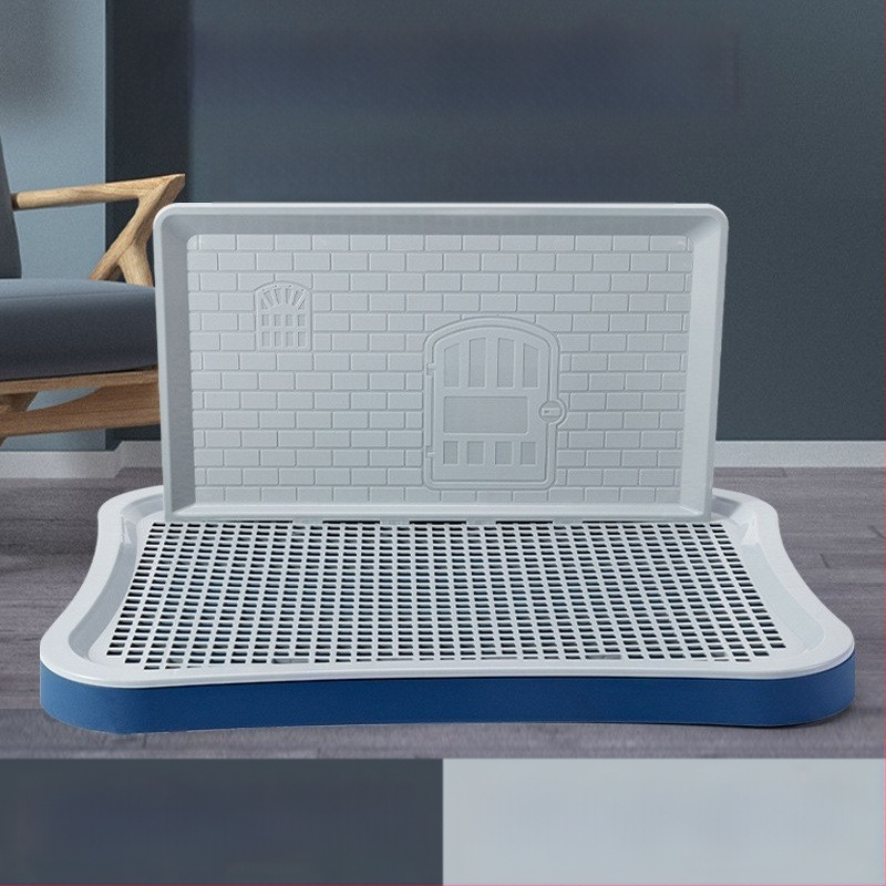 Piiriülesed plahvatused, suurte, väikeste ja keskmise suurusega koerte lameda seinaga teddy-ruuduline koeratualett otse tehasest tarnimiseks