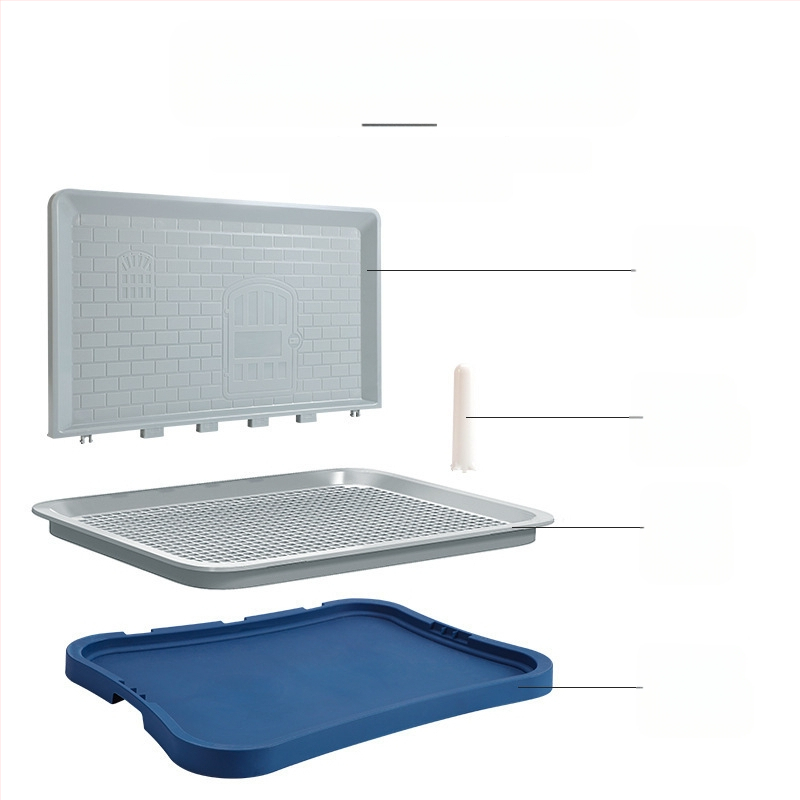 Piiriülesed plahvatused, suurte, väikeste ja keskmise suurusega koerte lameda seinaga teddy-ruuduline koeratualett otse tehasest tarnimiseks