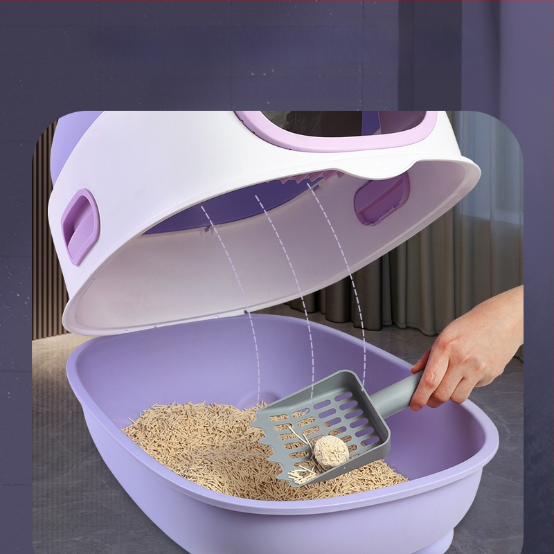 Predimenzionirana kutija za mačji pijesak, potpuno zatvorena, dezodorirajuća, mačja WC sklopiva, preša, ultraljubičasta sterilizacija, mačji pisoar, veleprodaja