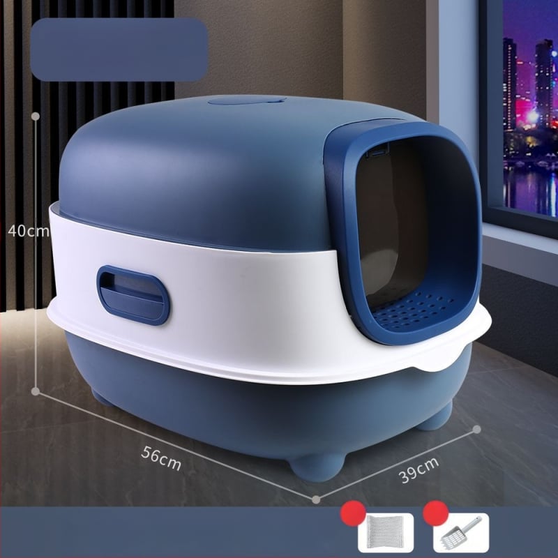 Predimenzionirana kutija za mačji pijesak, potpuno zatvorena, dezodorirajuća, mačja WC sklopiva, preša, ultraljubičasta sterilizacija, mačji pisoar, veleprodaja