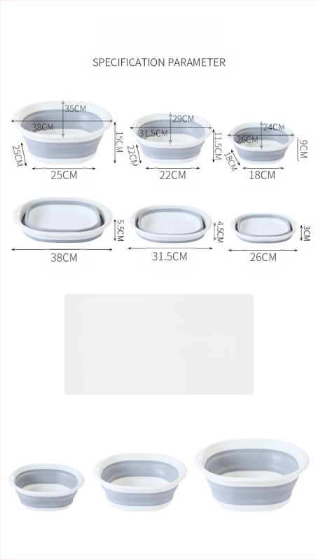 Сгъваема вана за домашни любимци, кошница за съхранение на мръсни дрехи и котки, универсална вана за кученца и кучета