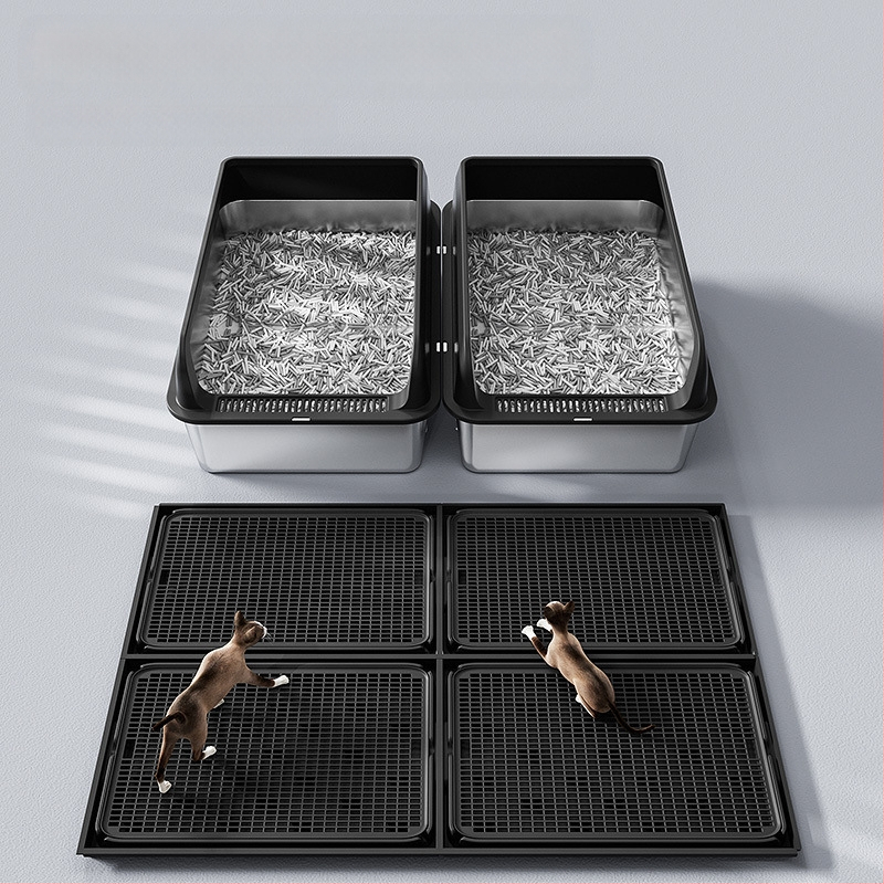 Podložka pod mačky Proti striekajúcej podstielke pre mačky Dvojvrstvová podložka na kontrolu podstielky pre mačky Kontrola toalety pre mačky Špeciálny stôl na podstielku pre mačky