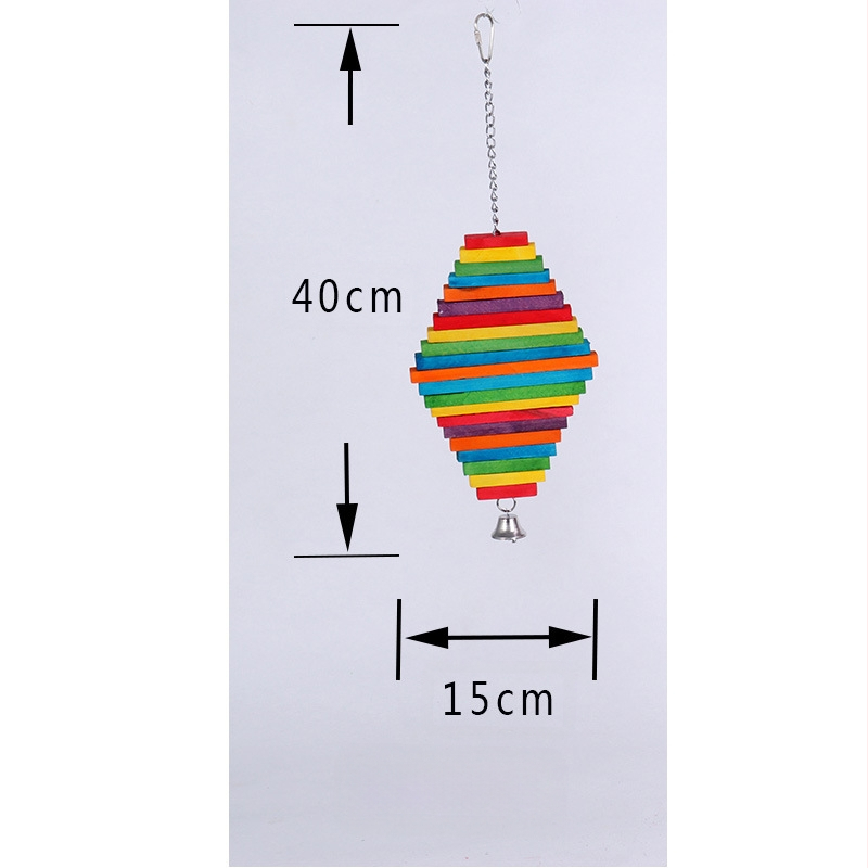 Папагал доставя играчка за хапане, дъвчеща люлка, клетка за птици, дървена играчка за птици, външна търговия, Amazon гореща продажба, комбиниран костюм