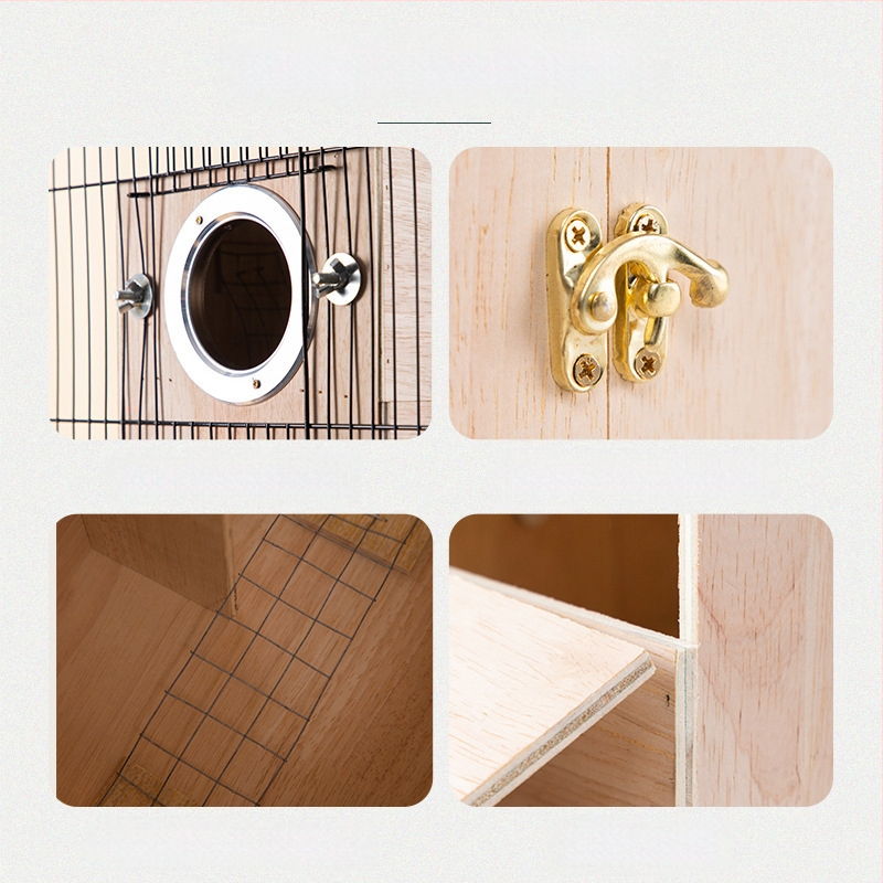 NC вертикално птиче гнездо тигрова кожа Xuanfeng топло гнездо за разплод зимна птица дървено птиче гнездо малко птиче гнездо голямо и средно малко птиче гнездо къщичка за птици