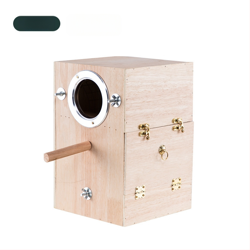 NC вертикално птиче гнездо тигрова кожа Xuanfeng топло гнездо за разплод зимна птица дървено птиче гнездо малко птиче гнездо голямо и средно малко птиче гнездо къщичка за птици