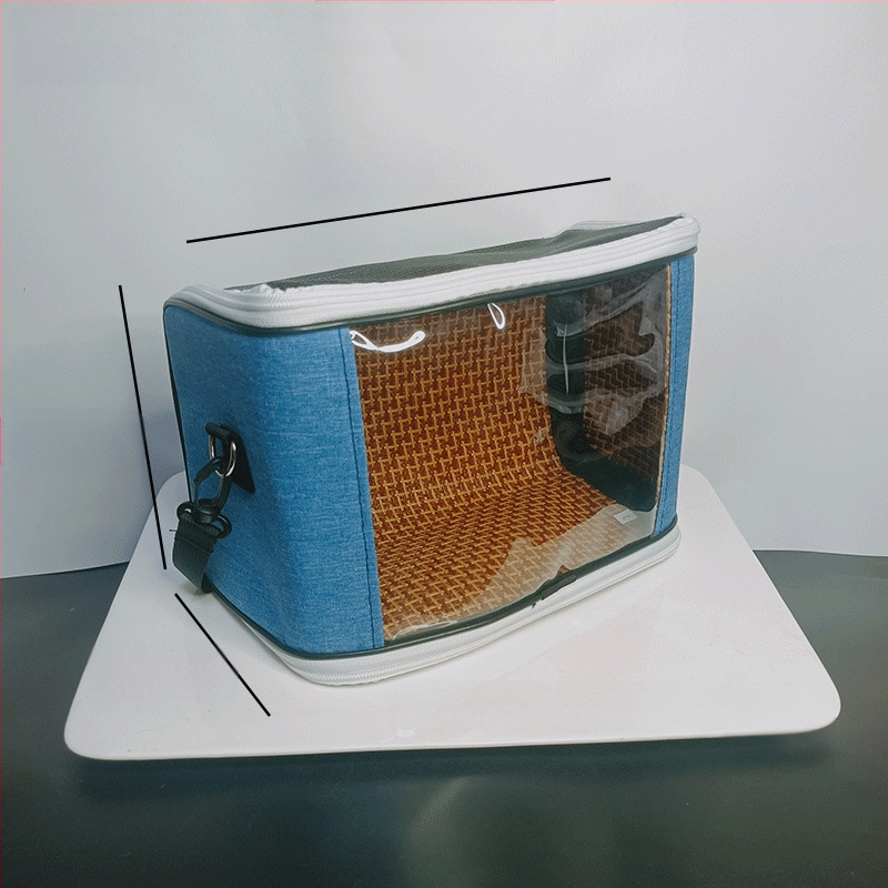 Xuan Fengi väljaminev papagoi kaasaskantav linnukott tiigri nahast pesakott hingav läbipaistev õlakott pojengipuurist nähtav neli aastaaega