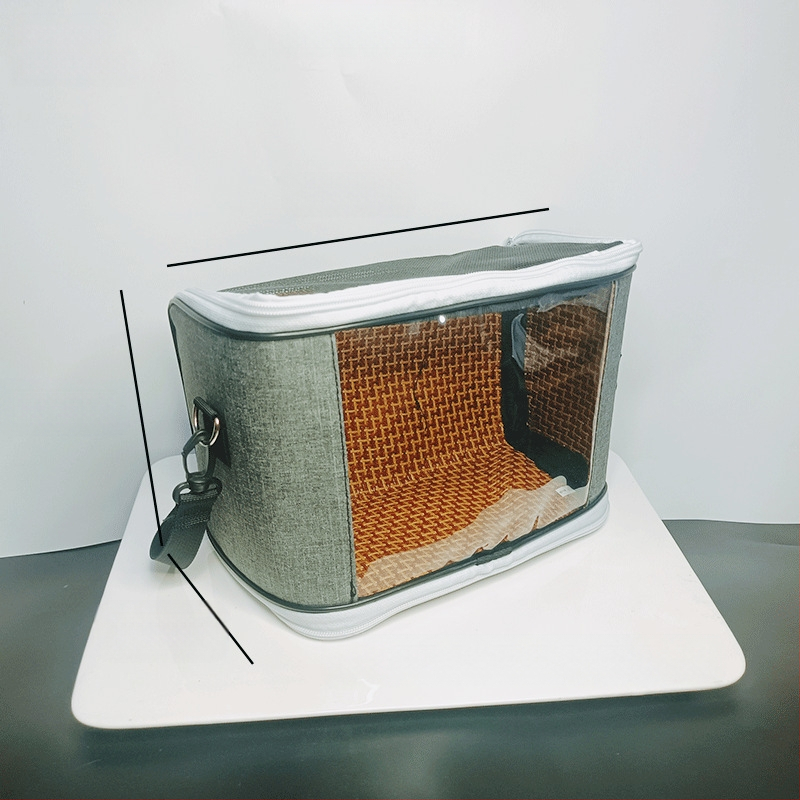 Xuan Fengi väljaminev papagoi kaasaskantav linnukott tiigri nahast pesakott hingav läbipaistev õlakott pojengipuurist nähtav neli aastaaega