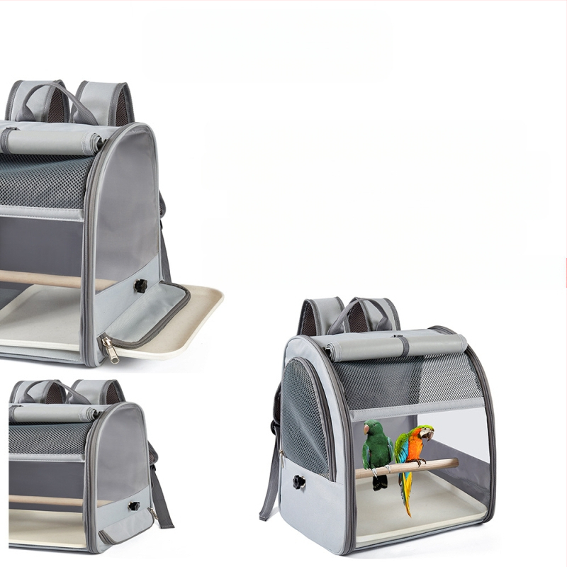 Преносима чанта за птици, малка чанта за вкъщи за домашни любимци, раница, папагал, гълъб, Xuan Feng, полиестерна раница за открито с голям капацитет за птици