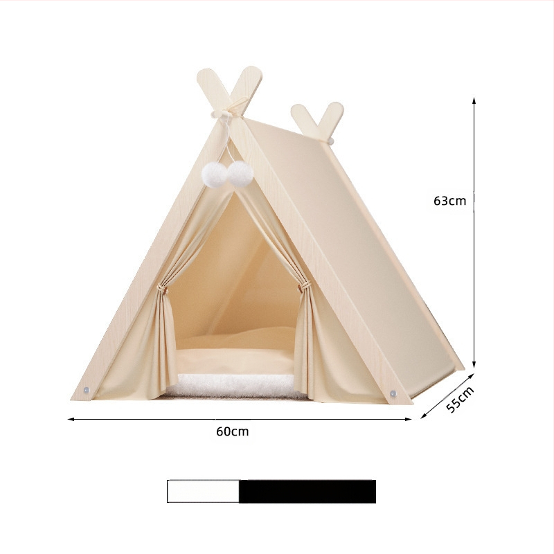 Šator za kućne ljubimce, uzgajivačnica, univerzalni šator za mačke, zatvorena rađaonica, uklonjiva i periva, topli šator od bora za mačke i pse, mačje gnijezdo